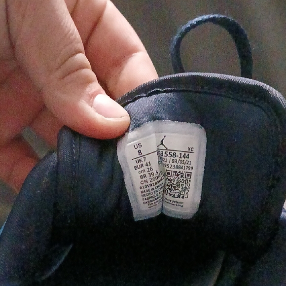 Nike Men's Blue and White Low-Top Sneakers - Picture 4 of 4